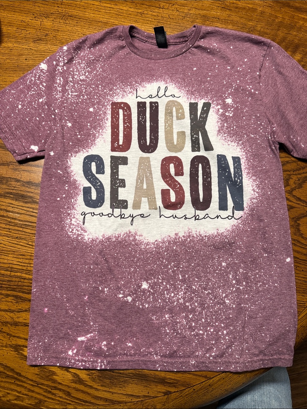 Gildan Dusty Mauve Bleached Graphic Tee